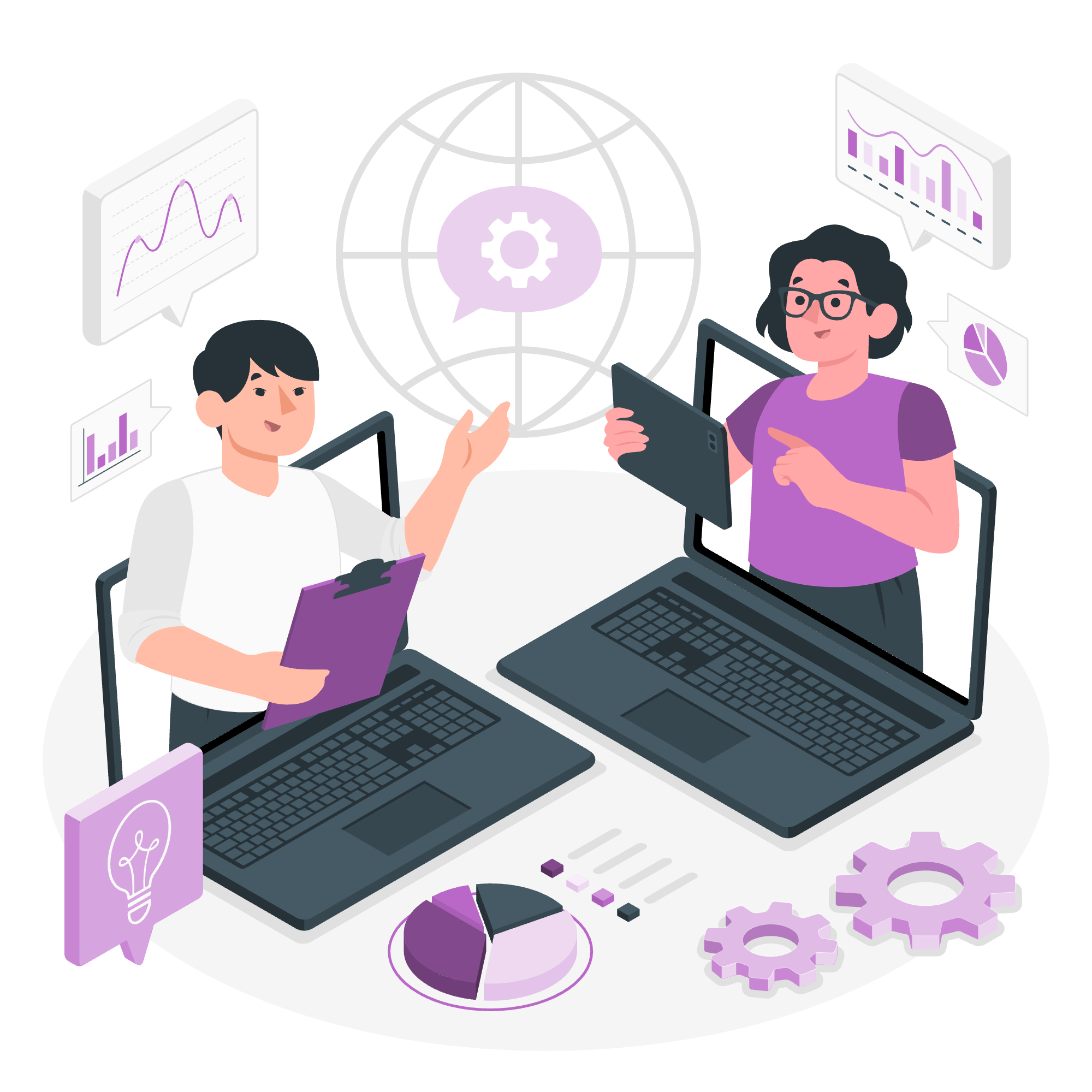 Success steps illustration